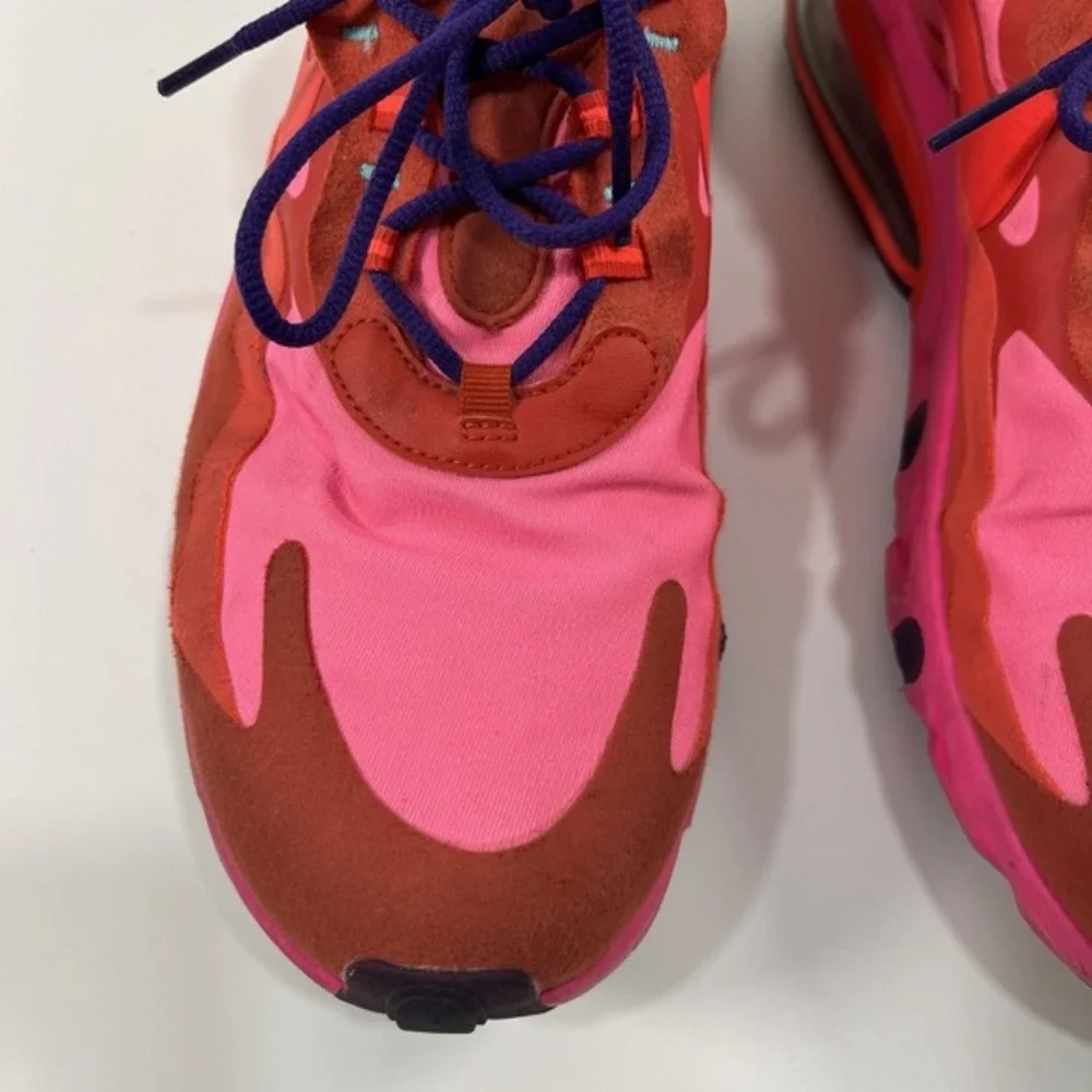 Nike React Air 70 Mystic Red Pink Blast Running Shoe Men's US 13‎